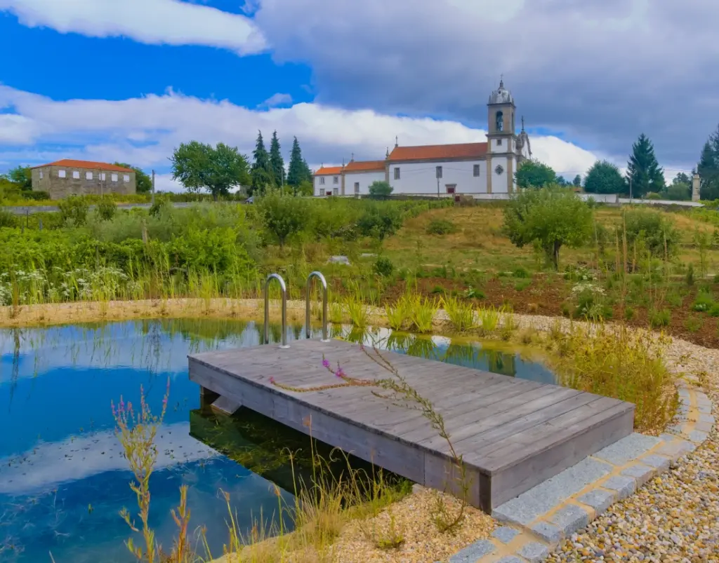 Biological swimming pool in Portugal